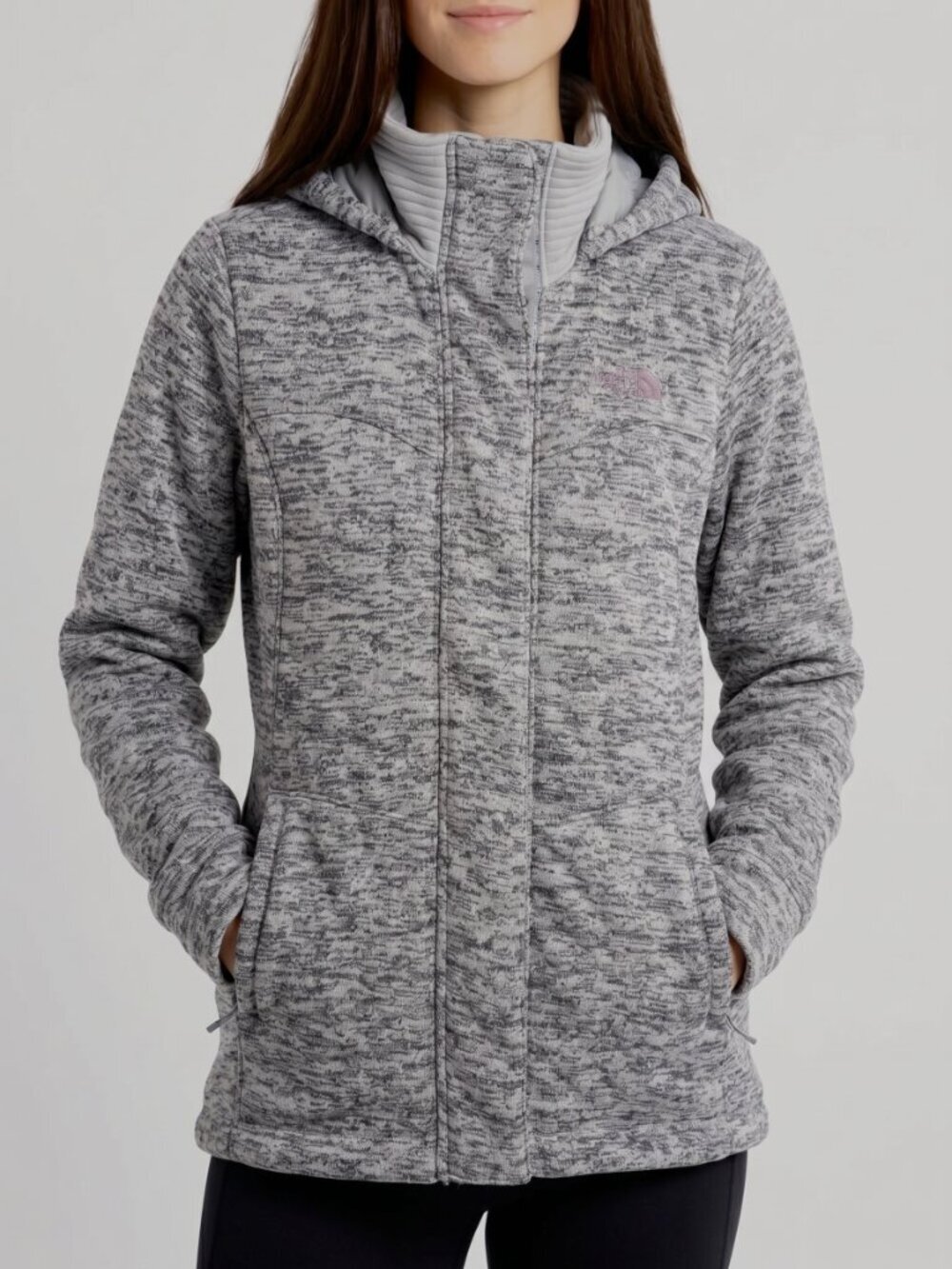 Ladies The North Face Hooded Fleece Jacket